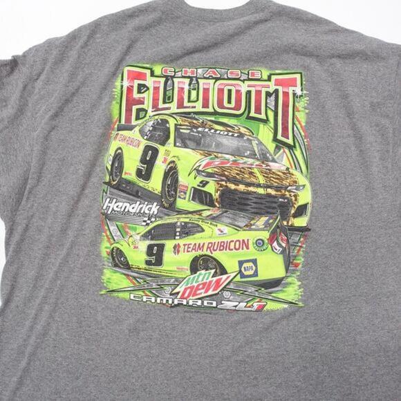 Hendrick Graphic T-Shirt Men's Size‎ 3XL Gray Short Sleeve Crew Neck Pullover - Picture 7 of 8